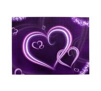 Purple Hearts, Puzzle de 500 pièces pour Adultes - Puzzle en Bois pour Adultes et Personnes âgées