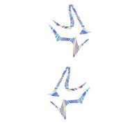 Purple Hunter Temporary Tattoos, Movie Anime Dance Cosplay Tattoos Stickers, Purple Fantasy Markings Unique Design for Cosplay Festivals Costume Parties Halloween (E)