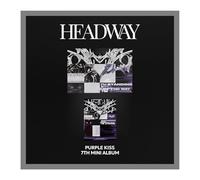 PURPLE KISS HEADWAY 7th Mini Album Full 2 Version Set 1ea Standard Version+1ea POCA Version+Tracking Sealed