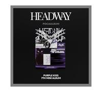 PURPLE KISS HEADWAY 7th Mini Album POCA Version 1ea PhotoStand+1p QR Card+1p PhotoCard+1p Unit PhotoCArd+2ea Sticker+1ea User Guide+Tracking Sealed