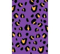 Purple leopard notebook: Fierce ideas in fierce style. Great for notetaking, journaling, or tracking goals