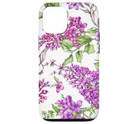 Purple Lilac Flowers Floral Botanical Cottagecore Aesthetic Coque pour iPhone 12/12 Pro