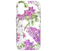 Purple Lilac Flowers Floral Botanical Cottagecore Aesthetic Coque pour iPhone 17