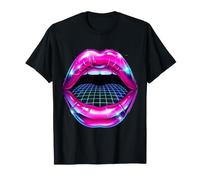 Purple Lips Party Rouge à lèvres Brillant Kiss T-Shirt