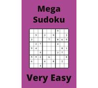 Purple Mega Sudoku Book, 9x9 Puzzles, 50 Pages, 5x8, Very Easy