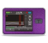 Purple Metallic - Glitter-Effect - Autocollant for Tandem t:slim X2 insulin pump