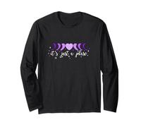Purple Moon Phase Heart - I'll Get Over It... Graphique violet Manche Longue