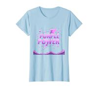 Purple Power : Déclaration de Super-héros Energetic pour garçon T-Shirt, Femme, Bleu Céleste, XS