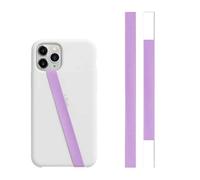 (Purple) Professional Mobile Phone CaseRing Silicone Rope Phone Holder Strap Grip Loop Wristband Compact Modern
