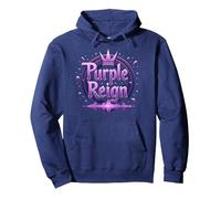 Purple Reign: Royal Adventure pour garçons Sweat à Capuche, Unisexe pour Adultes, Bleu Marine, XXL