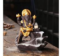 Purple Sand Elephant God Backflow Incense Burner Ornaments Zen Alpine Running Water Household lwood Aromatherapy Stove