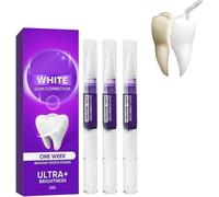 Purple Teeth Whitening Gel,Instant Tooth Whitening Essence Pen (3 Pcs)