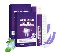 Purple Teeth Whitening Strips,Bande Blanchiment Dentaire,7 Strips, Enamel Safe,Teeth Whitening For Stainsapplication Sèche Et Humide,Neutralisation De La Couleur,Protège L'émail Des Dents (14PC)