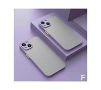 (Purple)The matte skin-sensitive phone case is suitable for Apple 16E protective cover