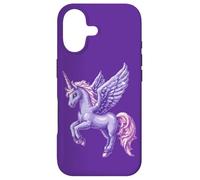 Purple Unicorn Pegasus - Pixel Art Magic pour Enfants et Adolescents Coque pour iPhone 17