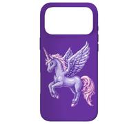 Purple Unicorn Pegasus - Pixel Art Magic pour Enfants et Adolescents Coque pour iPhone 17 Pro Max