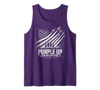 Purple Up for Military Kids Jets Month of Military Child Débardeur