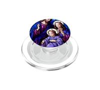 Purple Virgin Jesus Churches PopSockets PopGrip pour MagSafe