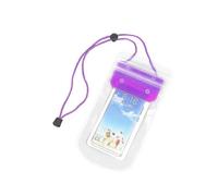 (Purple)Waterproof Phone Pouch Universal Sensitive Touch Thicken Hanging Neck Phone Underwater Case Dry Bag for Swimming JIKAIX