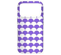 Purple White Bumpy Mountains Hills Geometric Hummock Pattern Coque pour iPhone 17 Pro
