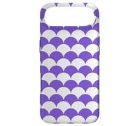 Purple White Bumpy Mountains Hills Geometric Hummock Pattern Coque pour iPhone Air