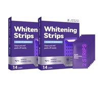 PURPLE WHITENING STRIPS Bandes Pour ProtéGer Les Dents Et éLiminer Les Taches Teeth Whitening Strips