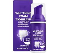 Purple Whitening Toothpaste & Tooth Mousse,Whitens & Brightens Teeth,Travel Size Foam Toothpaste,Fresh Breath,Long-Lasting Care,Deep Cleansing,for Daily Oral Care (1 Pcs)