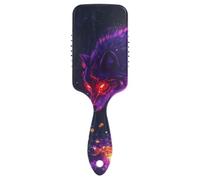 Purple Wolf Brosse à cheveux bouclés douce conçue pour le massage du cuir chevelu pour les cheveux clairsemés avec poignée ergonomique cepillo para cabello