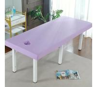 Purple1,80x190cm/2.6x6.2ft,Couvre Table De Massage Avec Trou D'haleine,Tout-Ronde Enveloppante Spa Traitement De Massage Table Du Lit Cover De Beauté Couvre-Canapés Imperméables