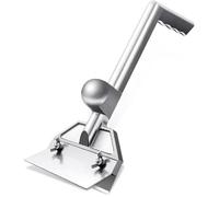 PURPLEBIRD Racloir de Plancha Robust - Lame Acier Inox 15 cm - Manche Ergonomique Aluminium - Usage Professionnel et Domestique