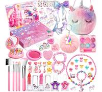Purpledi Calendrier de l’Avent Licorne 2025 pour Filles - 24 Jours de Magie, Bijoux & Maquillage Surprise, Coffret Cadeau de Noël pour Enfants et Petites Princesses, Calendrier Beauté Enfant