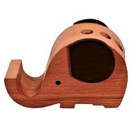 Purpledip en bois Organisateur de bureau Pen Stand téléphone portable support pour cartes de visite ; cadeau unique Mémorables (11195)