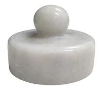 Purpledip Pilon en pierre de marbre pour épices et herbes - Accessoire de cuisine ayurvédique (12469D)