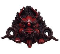 Purpledip Resin Wall Hanging Lord Garuda: Evil Eye & Good Luck Charm Idol (11658)