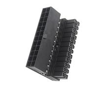PURPLELILY Adaptateur d'alimentation ATX24 broches à angle droit ATX24 broches pour carte mère de bureau simplifiée