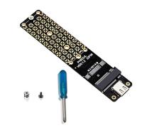 PURPLELILY B States Carte adaptateur disque vers USB 3.2 Type C 10 Gbps Carte d'extension JMS580 Risers Board Transfert de données haute vitesse