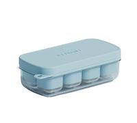 PURPLELILY Bac à glaçons avec couvercle en silicone souple et flexible pour congélateur, cocktails, boissons, aliments pour bébé avec couvercle