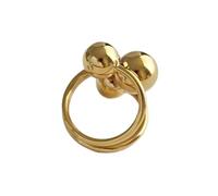 PURPLELILY Bagues réglables en cuivre irrégulier planète céleste designs uniques bijoux tendance pour femme bijoux uniques sur le thème de l'espace, taille unique, Comme décrit, Comme décrit.