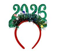 PURPLELILY Bandeaux scintillants pour fête du Nouvel An 2026 avec décoration scintillante pour adultes et enfants