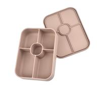 PURPLELILY Boîte de rangement alimentaire polyvalente à 5 compartiments, couvercle résistant aux déversements et design micro-ondable, idéale pour le travail, les pique-niques, un usage quotidien