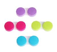 PURPLELILY Boîte de rangement portable pour lentilles de contact - Couleur bonbon