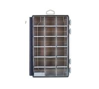 PURPLELILY Boîte de rangement pour leurres de pêche avec couvercle transparent et séparateur amovible