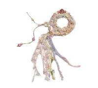 PURPLELILY Bracelet ethnique tissé à la main Chinois Tibétain Perles Chaîne de Poignet Double Couche Ornement Ethnique