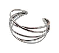 PURPLELILY Bracelets creux unisexes avec ouverture réglable, style punk, bijoux tendance pour diverses occasions, taille unique, Comme décrit