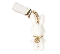 PURPLELILY Breloque de sac en cuir souple avec boucle élégante pour les femmes élégantes et les amateurs d'accessoires tendance, 10*6CM, Cuir synthétique