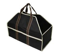 PURPLELILY Bûche de bois de chauffage pour transport de bois de chauffage Sac fourre-tout robuste pour bois avec poignées Grande capacité Support en bois intérieur pour porte-bagages