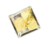 PURPLELILY Capuchon de clavier en résines de profil R4s brodé à la main pour claviers mécaniques translucides avec feuilles d'or