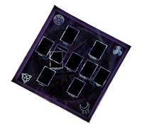 PURPLELILY Carte de lecture Astrologie Nappe Tarots Divinations Nappe Autel Tissu Jeu de société Accessoires Cartes Nappe Décoration Murale