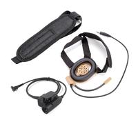 PURPLELILY Casque réglable avec MTP850 pour PR1500 HT1000 JT1000 MT2000 MTX838 Adaptateur PTT de coordination d'équipe