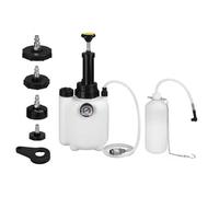 PURPLELILY Changeur de liquide de frein manuel 4 adaptateurs 3 L Réservoirs Évacuation automatique Kit pour véhicules Moto Service d'huile Purgeur manuel pour réparation automobile